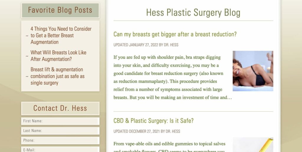 Hess Plastic Surgery