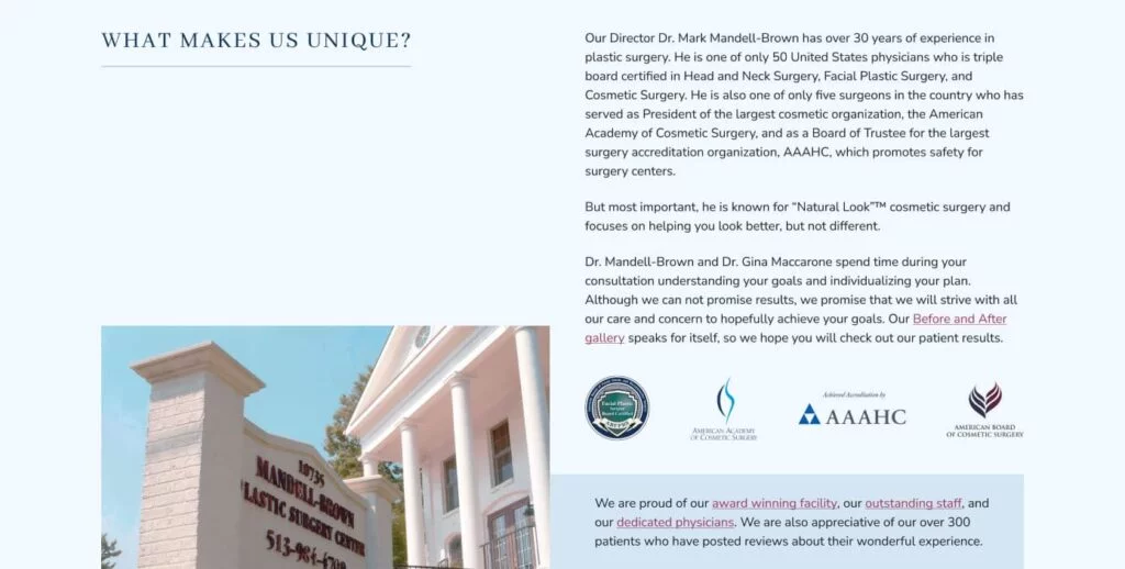 Mandell-Brown Plastic Surgery Center